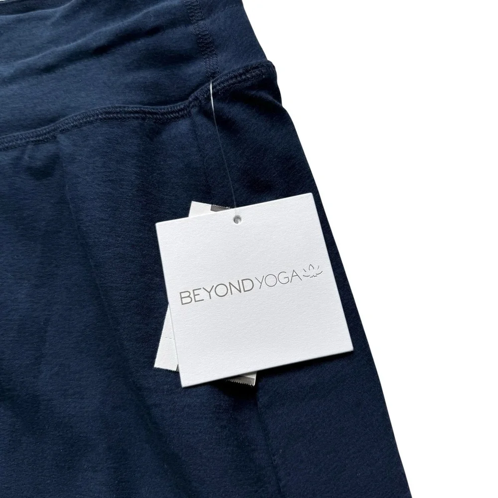NWT Beyond Yoga Spacedye Go Pocket Skirt Nocturnal Navy Size XL Skort